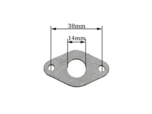 Ansaugdichtung Vergaserdichtung für Pocket Motoren 49ccm 2Takt