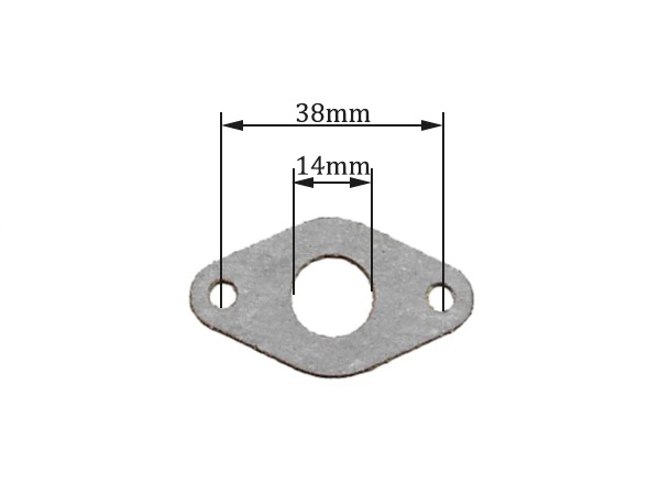 Ansaugdichtung Vergaserdichtung für Pocket Motoren 49ccm 2Takt