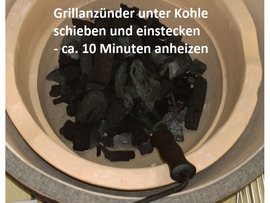 Elektrischer Grillanzünder / Tauchsieder 800 Watt - Kohlegrills – Bild 2