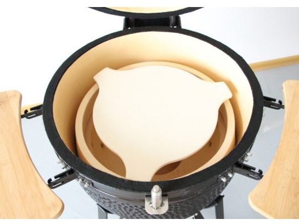 Keramik Deflektorstein/Hitzeverteiler, zu Grill mit 38cm Durchm. – Bild 3
