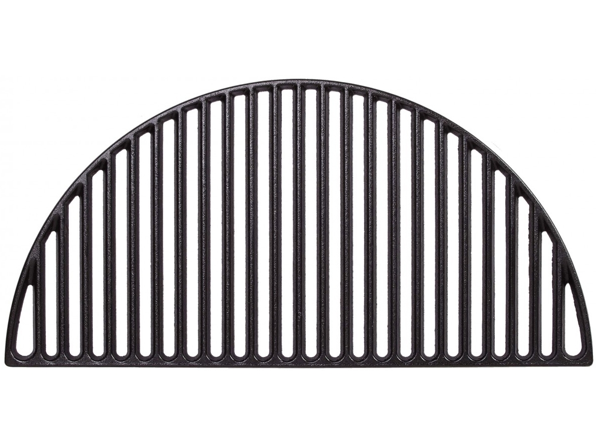 Halbmond-Grillrost aus Gusseisen, 44.8 x 22.0 cm