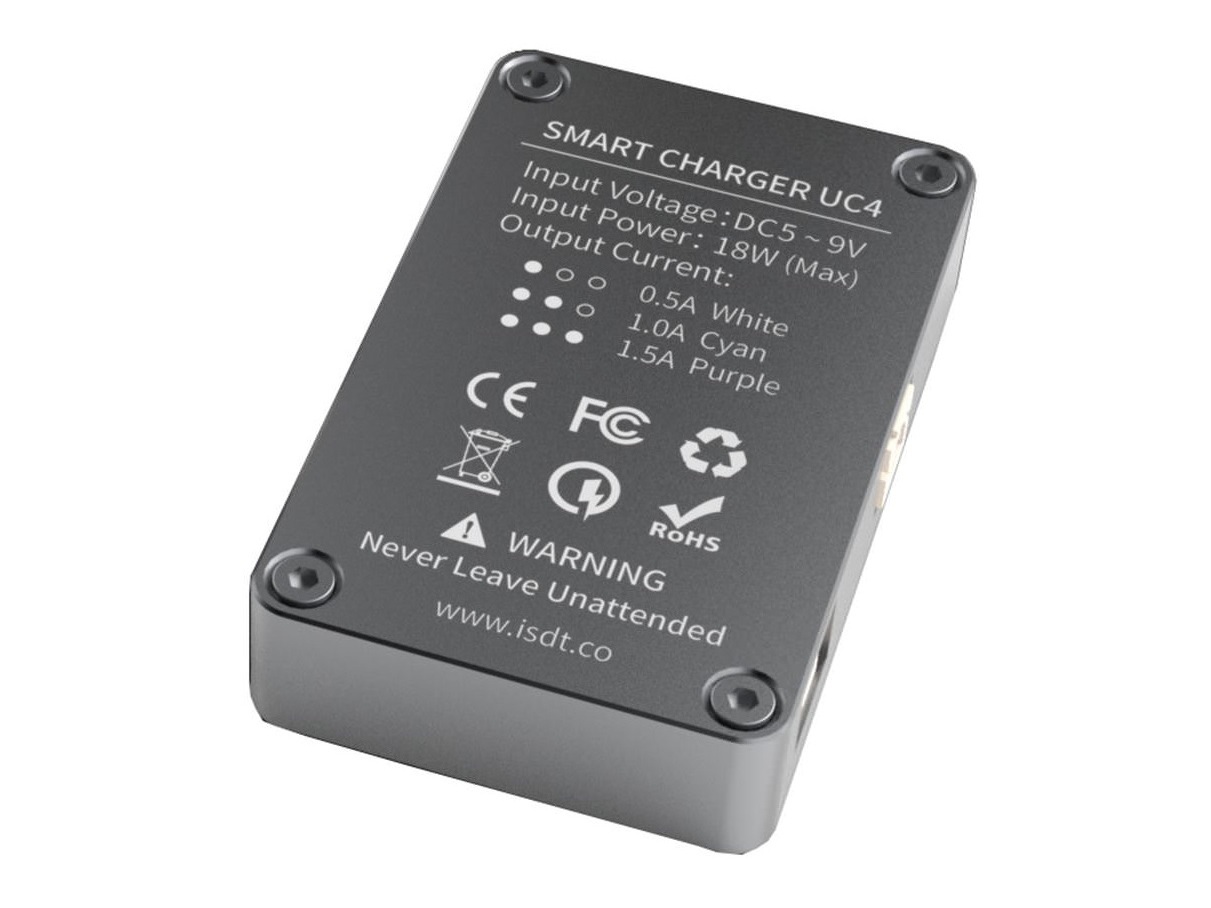 iSDT Smart Charger UC4 - für 4x 1S LiPo - 18W – Bild 2