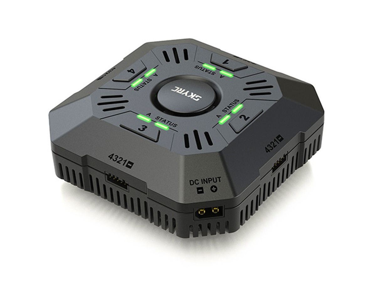 SkyRC E4Q Quattro Lipo Ladegerät - 4x50W - 2-5A - für 2-4S Lipos
