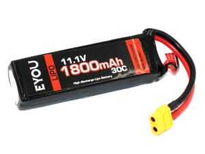 EYOU - LiPo Akku 3S / 11.1V, 1800mAh, 30C - XT60