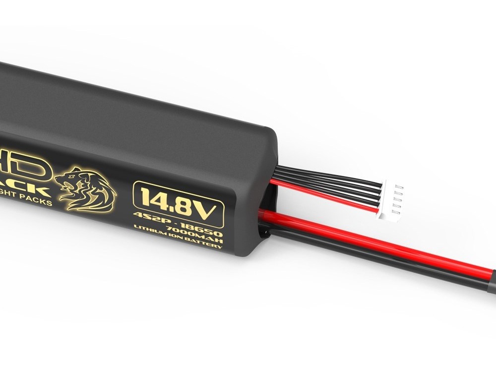 SonicModell - ZOHD Li-Ion LiIon Akku Pack 18650 4S2P 14.8V 7000mAh - XT60 – Bild 2
