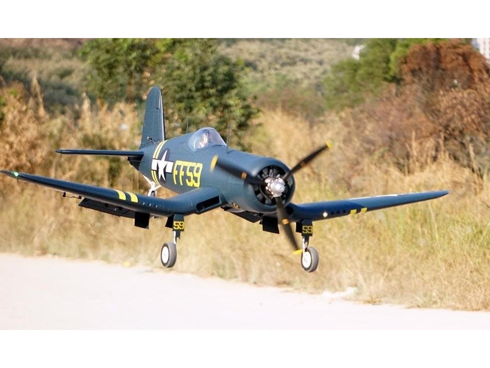 F4U-1D Corsair - Bubble Top, Spw 1600mm, PNP-Set, FlightLineRC / Freewing – Bild 4