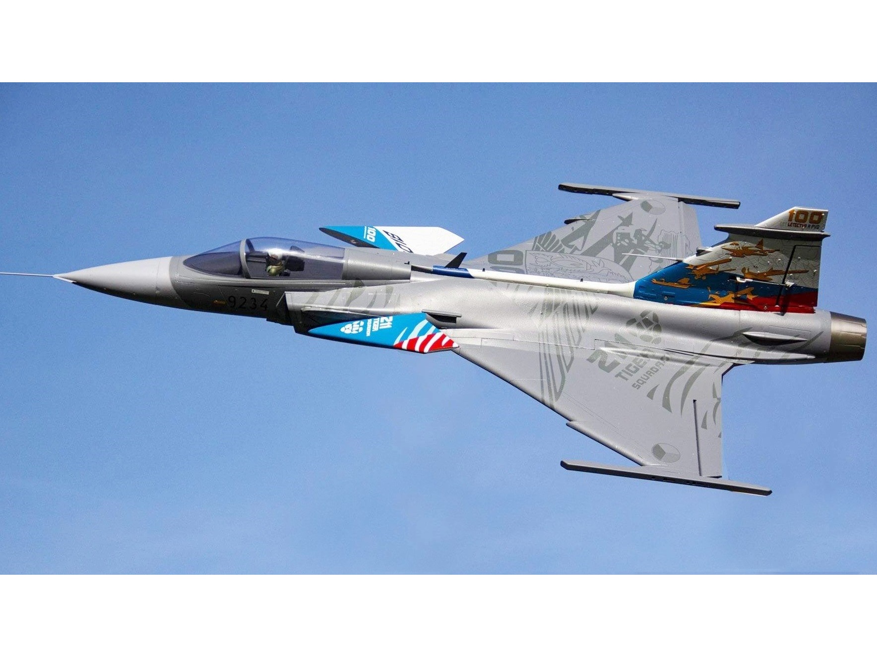 JAS-39 Gripen, 80mm EDF, Spw 882mm, PNP-Set, Freewing – Bild 2