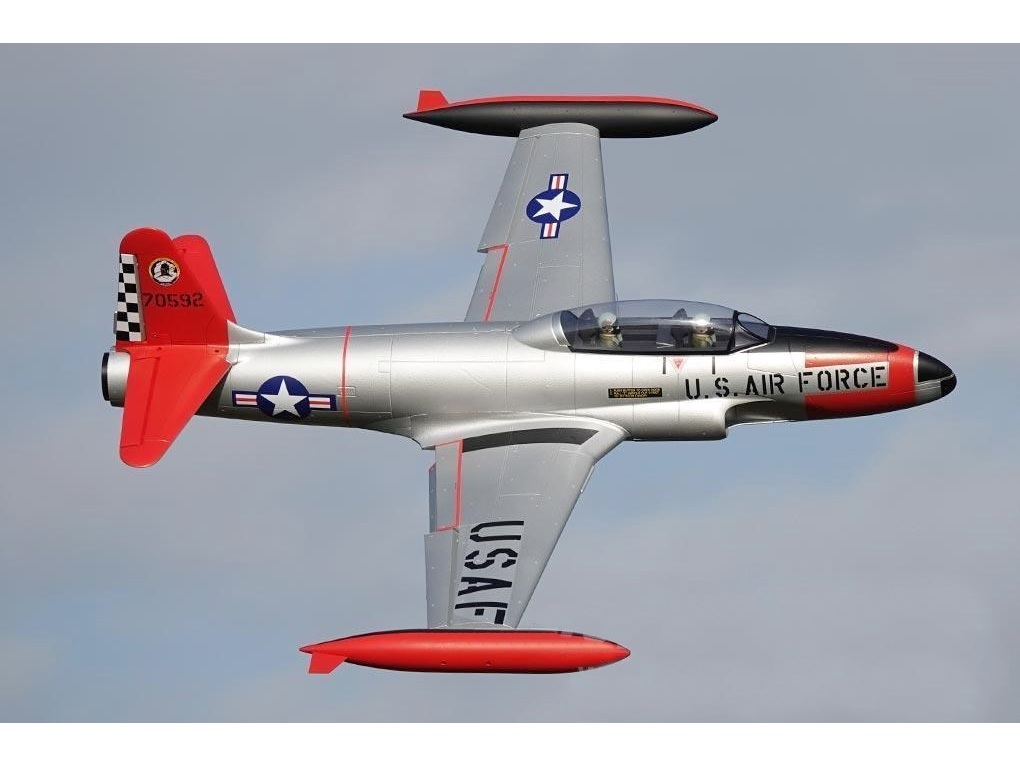 T-33 Shooting Star USAF, 80mm Impeller-Jet, Spw 1350mm, PNP-Set, Freewing