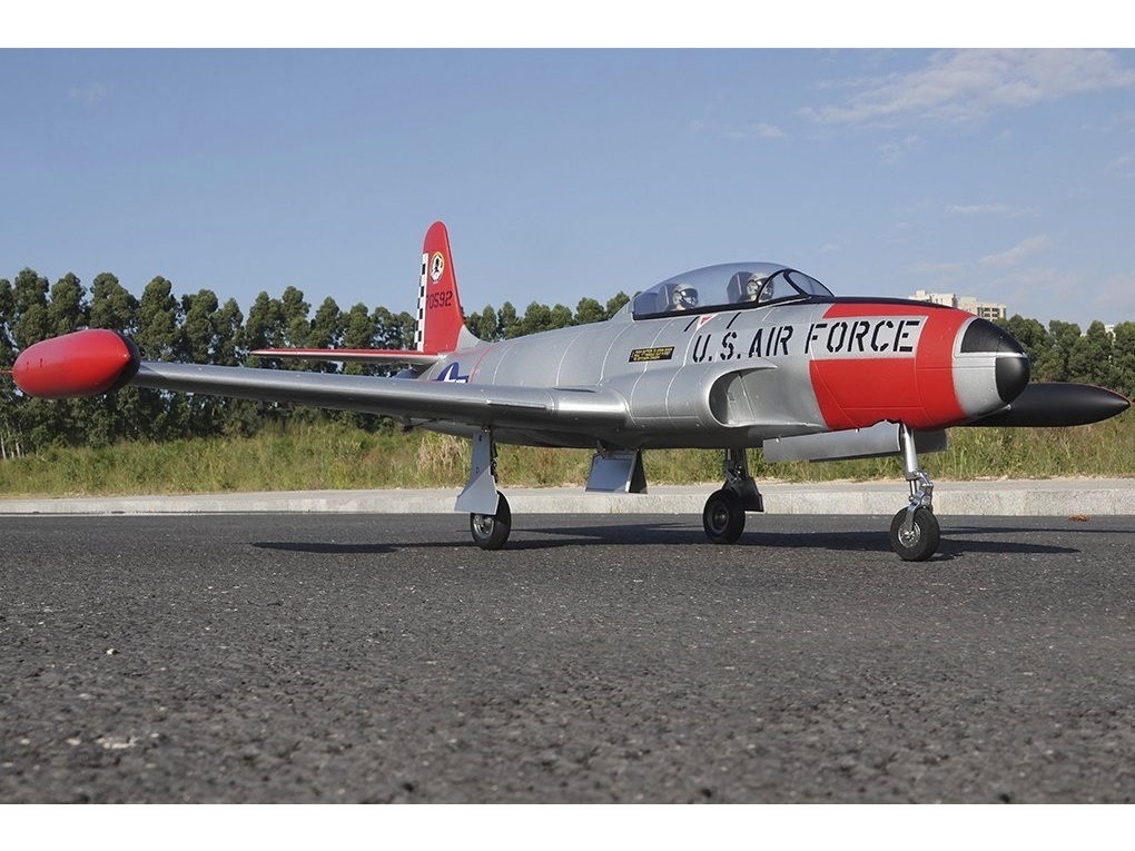T-33 Shooting Star USAF, 80mm Impeller-Jet, Spw 1350mm, PNP-Set, Freewing – Bild 2