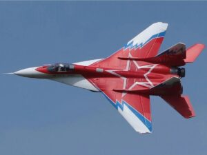 MiG-29 Fulcrum Red Star 80mm Impeller-Jet Spw 1257mm, Vector PNP-Set, Freewing