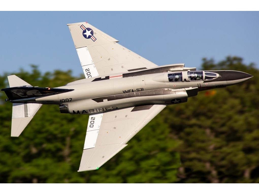 F-4D Phantom II, 90mm EDF Jet, Spw 1030mm, 8S - PNP-Set von Freewing