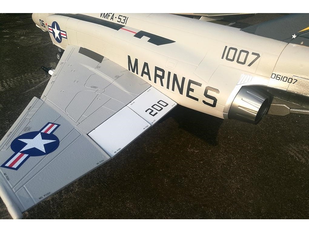 F-4D Phantom II, 90mm EDF Jet, Spw 1030mm, 6S - PNP-Set von Freewing – Bild 3