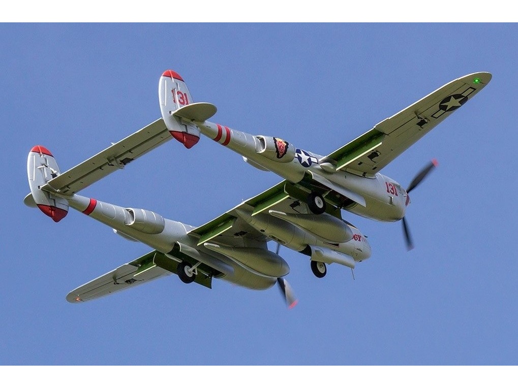 Lockheed P-38 Lightning - Pacific Silver - Spw 1600mm, PNP-Set, Freewing – Bild 3