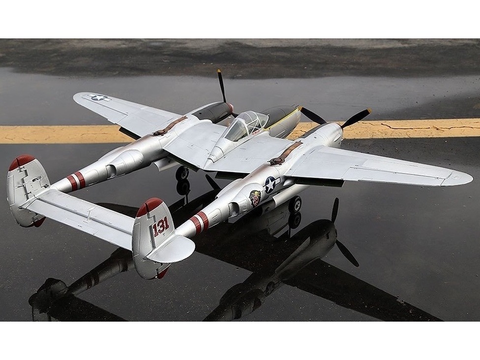 Lockheed P-38 Lightning - Pacific Silver - Spw 1600mm, PNP-Set, Freewing – Bild 5