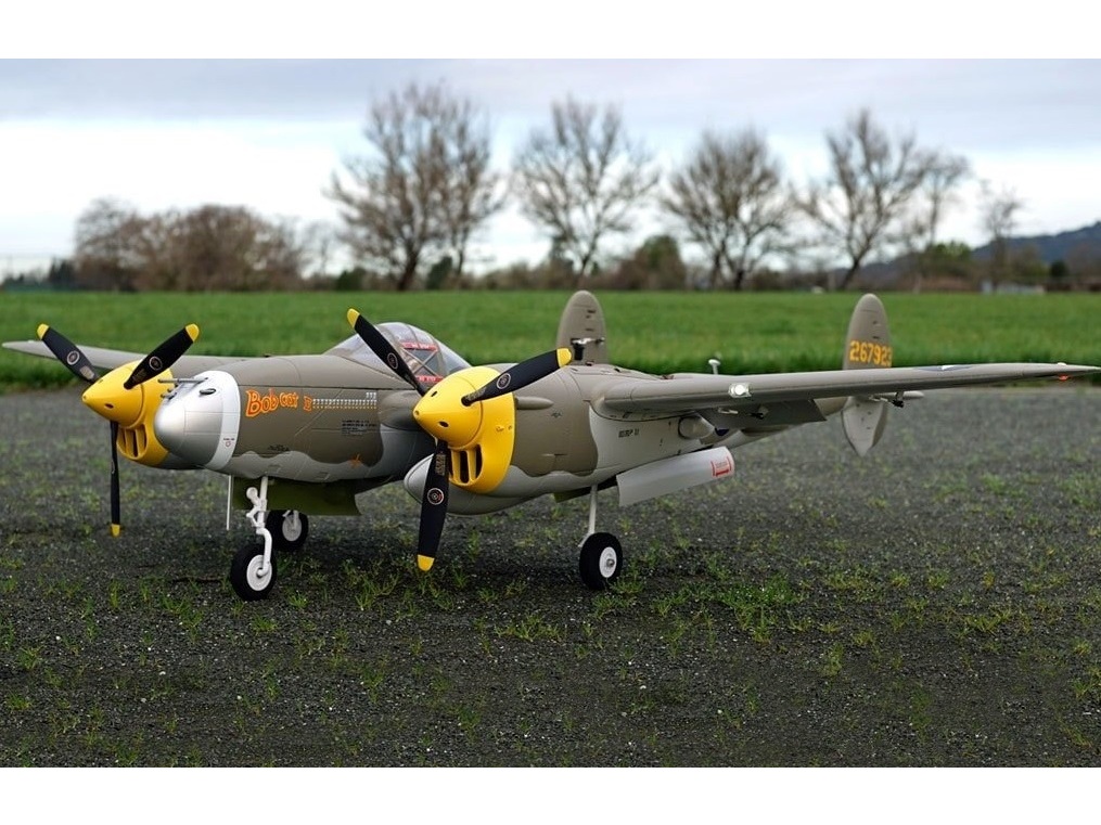 Lockheed P-38 Lightning - Allied Green - Spw 1600mm, PNP-Set, Freewing – Bild 5