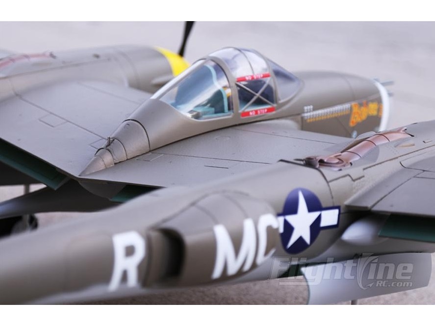 Lockheed P-38 Lightning - Allied Green - Spw 1600mm, PNP-Set, Freewing – Bild 4