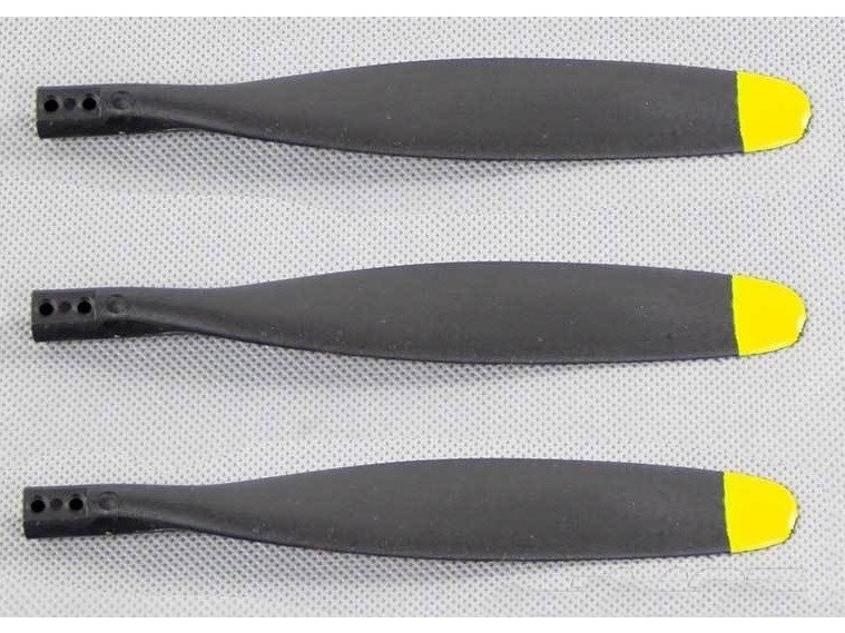 Propeller 12x7 linksdrehend / reverse zu Lockheed P-38 Lightning, 1600mm, Freewing