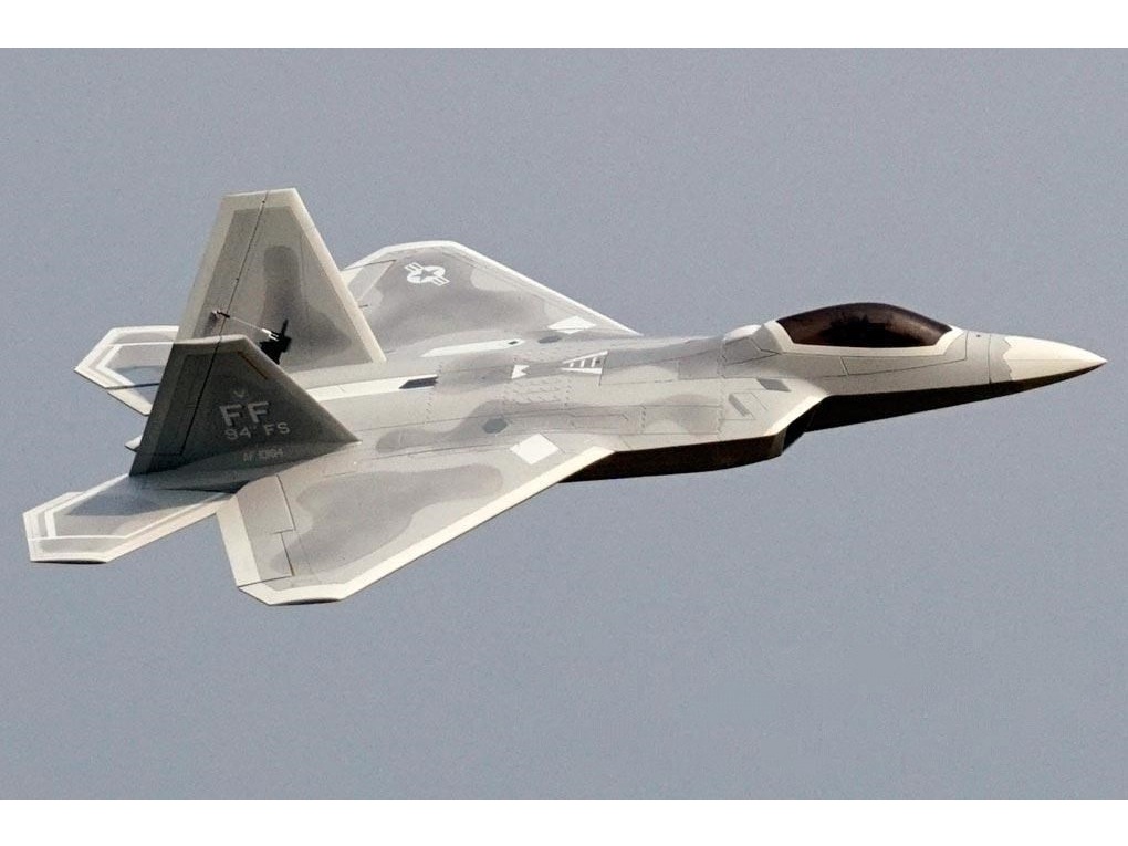 F-22 Raptor Ultra Performance 90mm EDF Jet, Spw 1060mm, 8S PNP-Set, Freewing