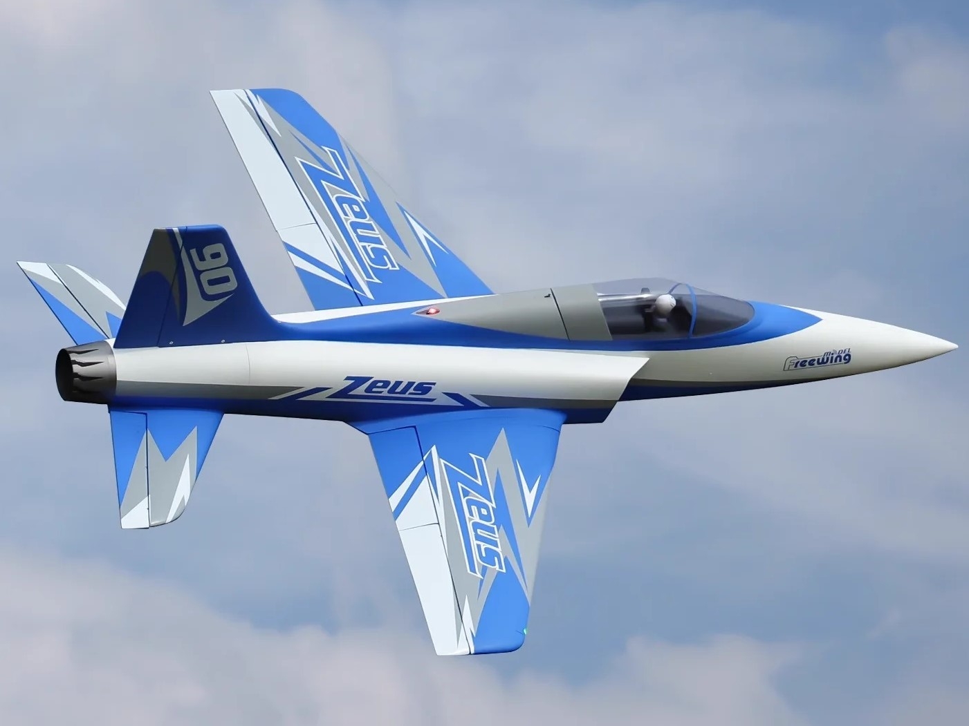 Zeus 90mm Sport EDF Jet, Spw 1200mm, 6S PNP-Set, Freewing