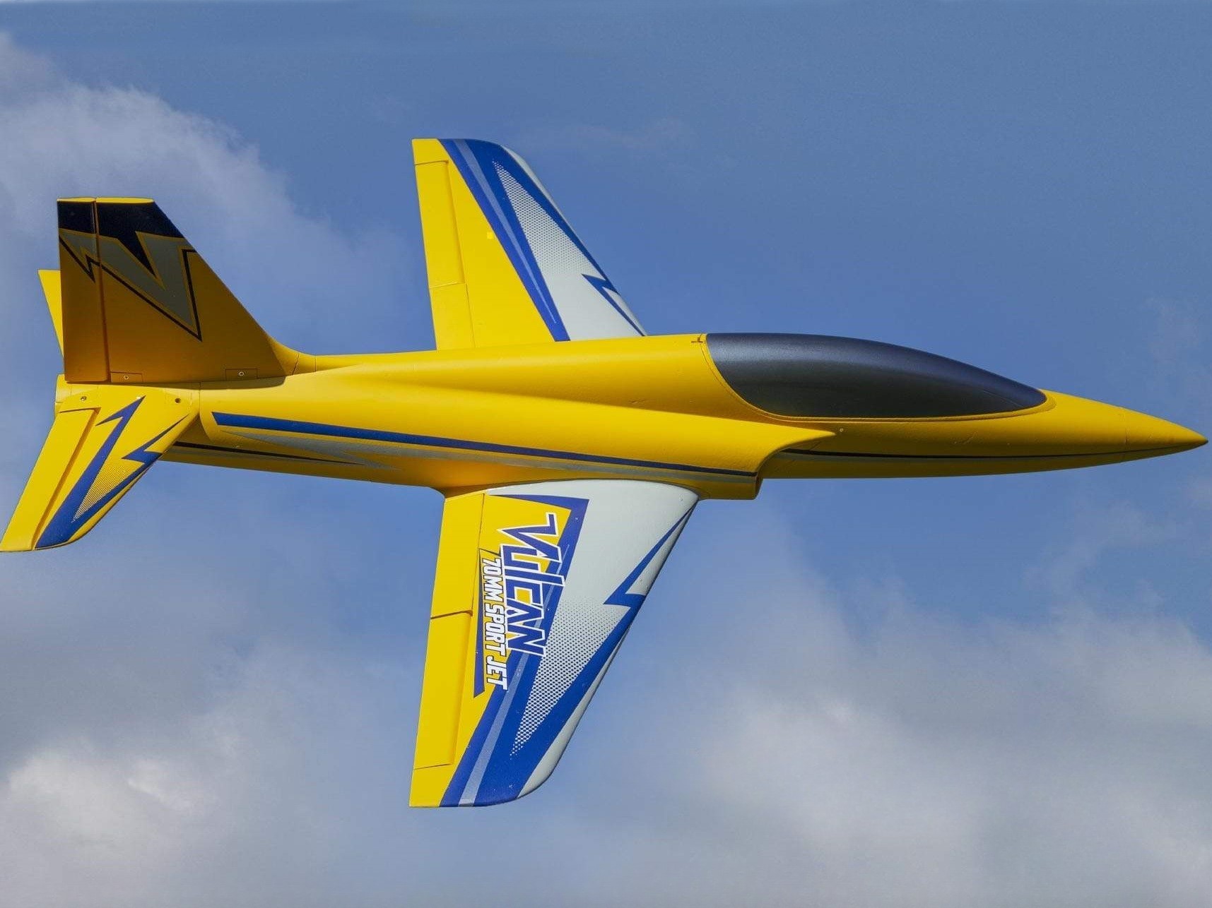 Vulcan 70mm Sport Jet, Spw 1050mm, 6S PNP-Set, Freewing