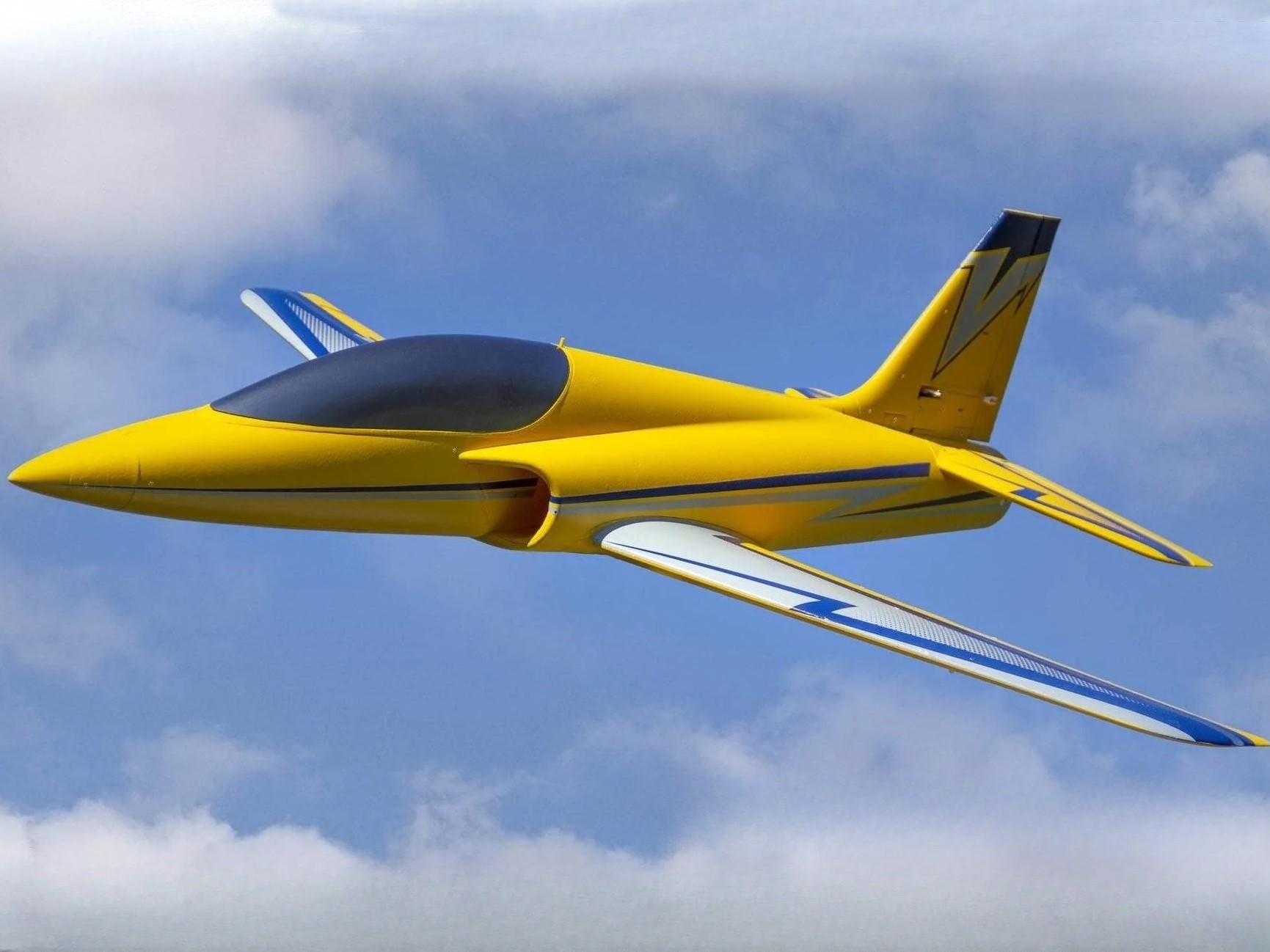 Vulcan 70mm Sport Jet, Spw 1050mm, 6S PNP-Set, Freewing – Bild 2