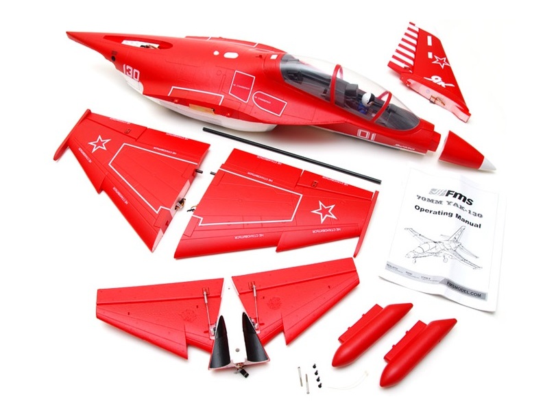 FMS EDF Jet 70mm YAK 130 V2 - 880mm - PNP-Set - FMS108P – Bild 6