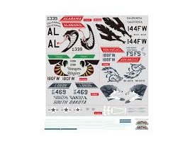 Aufkleber / Decals zu F-16C - V2, 70mm Impeller-Jet, Spw 813mm, FMS