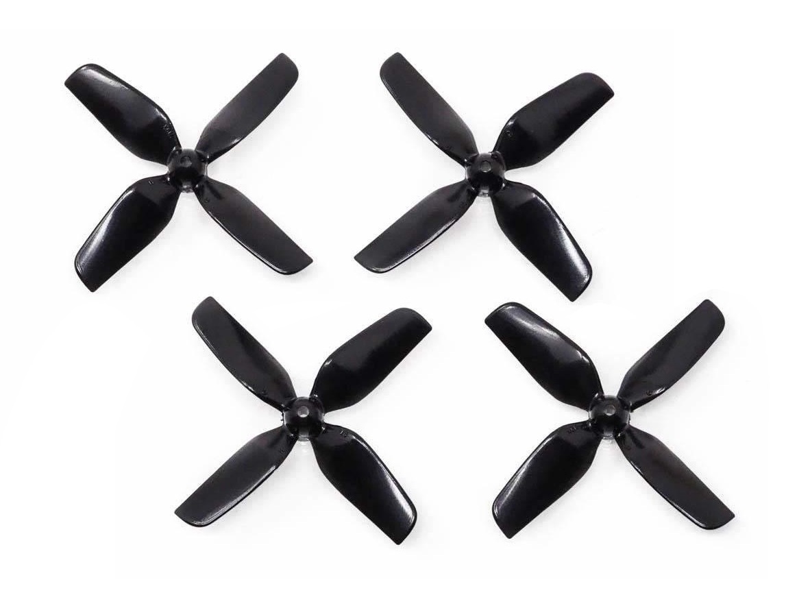 HQ Whoop Props Durable 1.6x1.6x4 - 2x CW / 2x CCW - schwarz