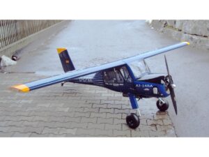 PZL-104 Wilga 100ccm, Spw. 3000mm, blau, ARF-Modell von Skysun Hobbies