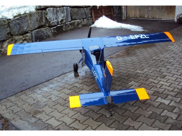 PZL-104 Wilga 100ccm, Spw. 3000mm, blau, ARF-Modell von Skysun Hobbies – Bild 3