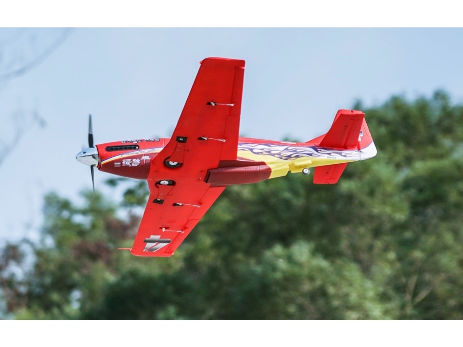 Dago Red Mustang P-51 - V2, Spw 1070mm, PNP-Set mit Gyro von FMS - FMS134P REFV2 – Bild 6