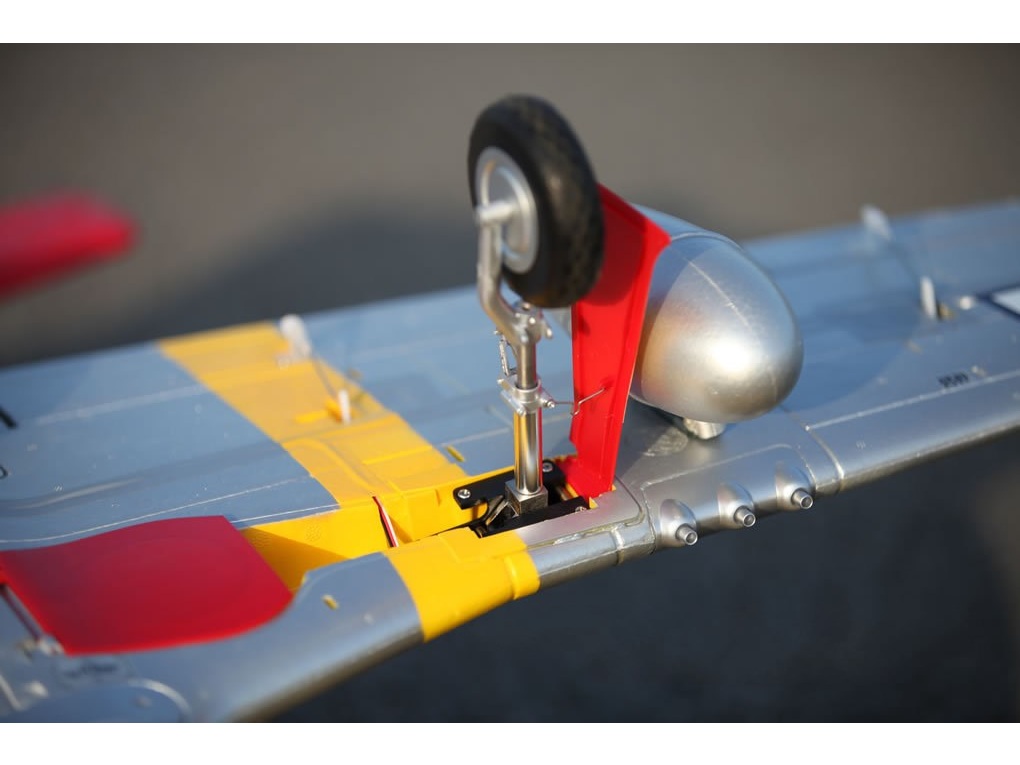 Mustang P-51D V8-Red tail, Spw 1450mm, PNP-Set von FMS - FMS008P – Bild 5