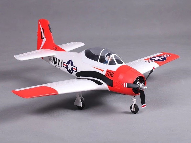 Mini T-28 Trojan - V2, Spw 800mm, PNP-Set von FMS – Bild 6
