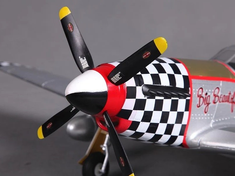 Mini P-51D Mustang Beautiful Doll - V2, Spw 800mm, PNP-Set von FMS – Bild 6