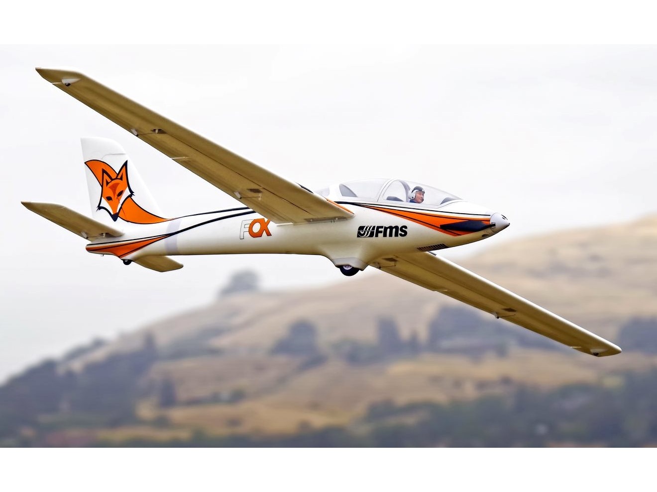 Fox Sport Glider / Elektrosegler, Spw 3000mm, PNP-Set, FMS - FMS107P – Bild 2