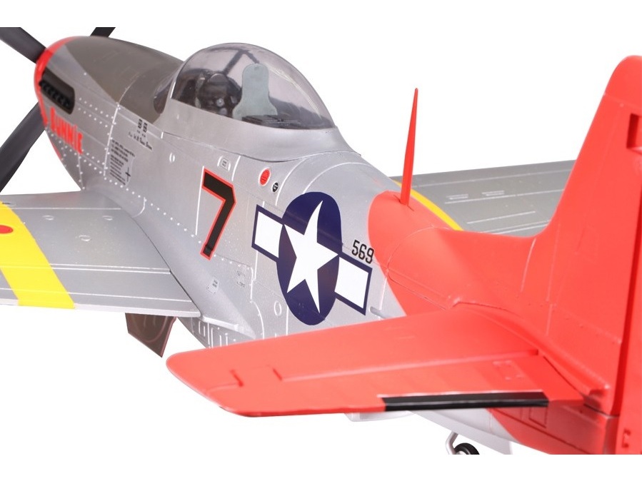 Giant Mustang P-51D Red Tail, Spw 1700mm, PNP-Set mit Gyro - FMS - FMS041P-REFV2 – Bild 6