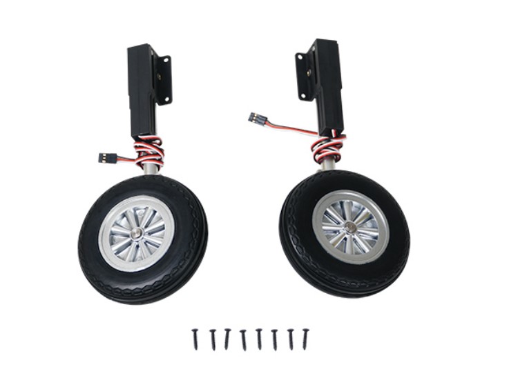 Hauptfahrwerk-Set zu Corsair F4U V3, Spw 1700mm, FMS - FMSEF116