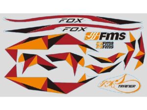 Aufkleber / Sticker zu Elektrosegler Fox, 800mm, FS109, FMS