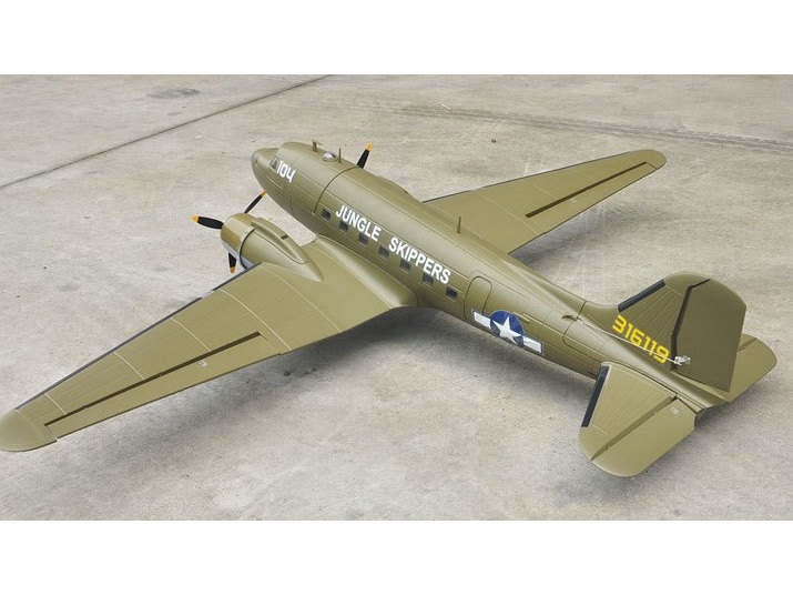 C-47 Skytrain, Spw 1600mm, PNP-Set von AF-Models – Bild 2