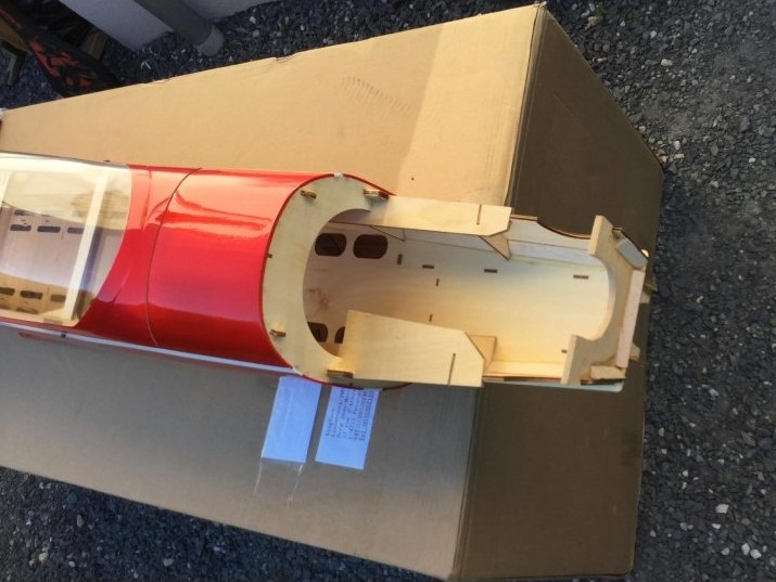 PC-21 1/4 JMB Turboprop - L 2880mm Spw 2400mm - rot – Bild 5