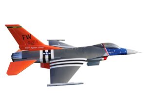 F-16 Fighting Falcon Turbinen Jet 1/8, Spw 1344mm, ARF-Set mit EZFW, Pilot-RC