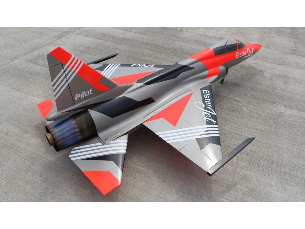 Elster Jet 2.2m FC1 - 3D-Turbinen Jet, Spw 1329mm, ARF-Set mit EZFW, Pilot-RC – Bild 3