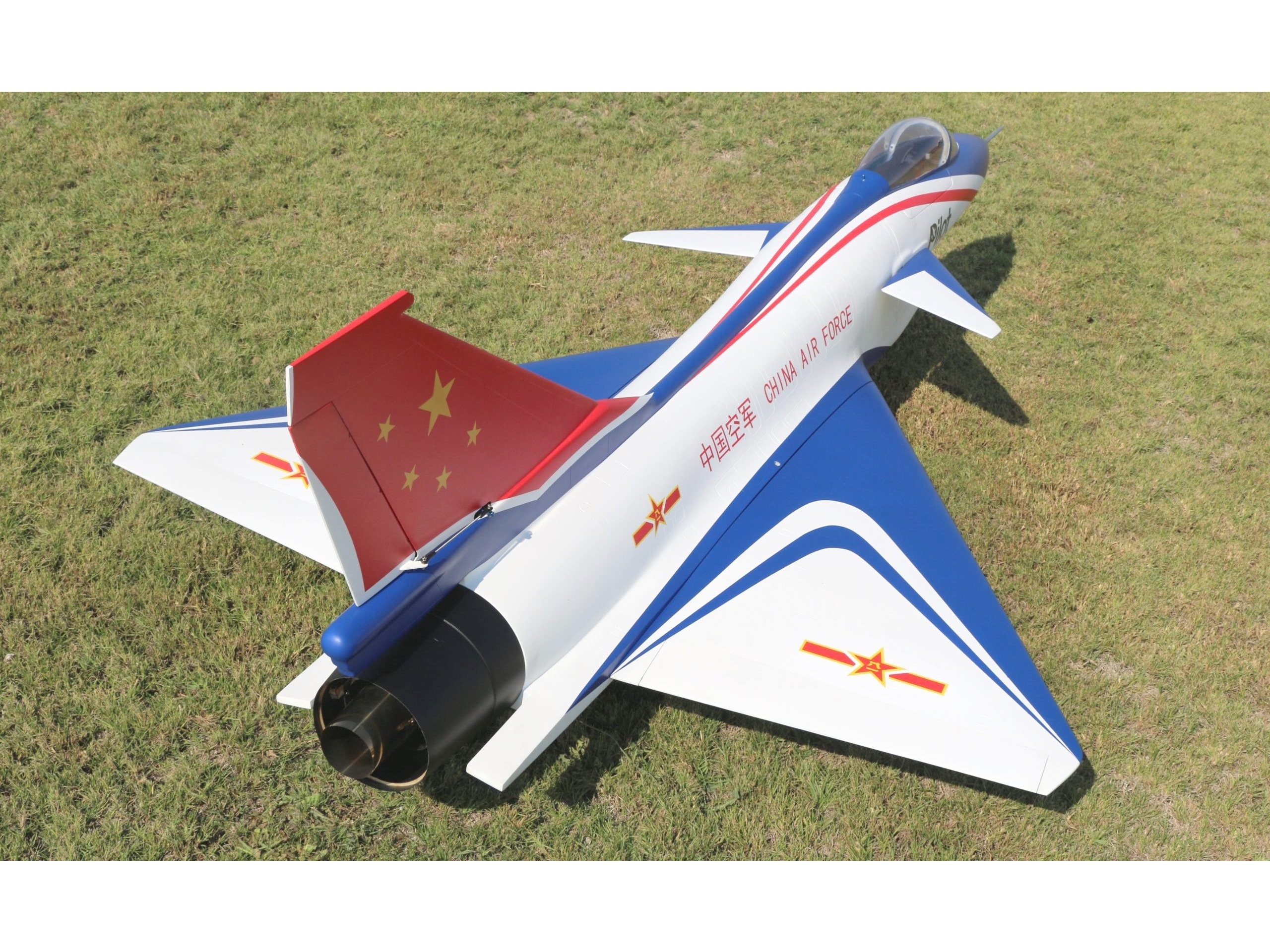 Chengdu J-10-B - 3D-Turbinen Jet, Spw 1677mm, ARF-Set mit EZFW, Pilot-RC – Bild 4