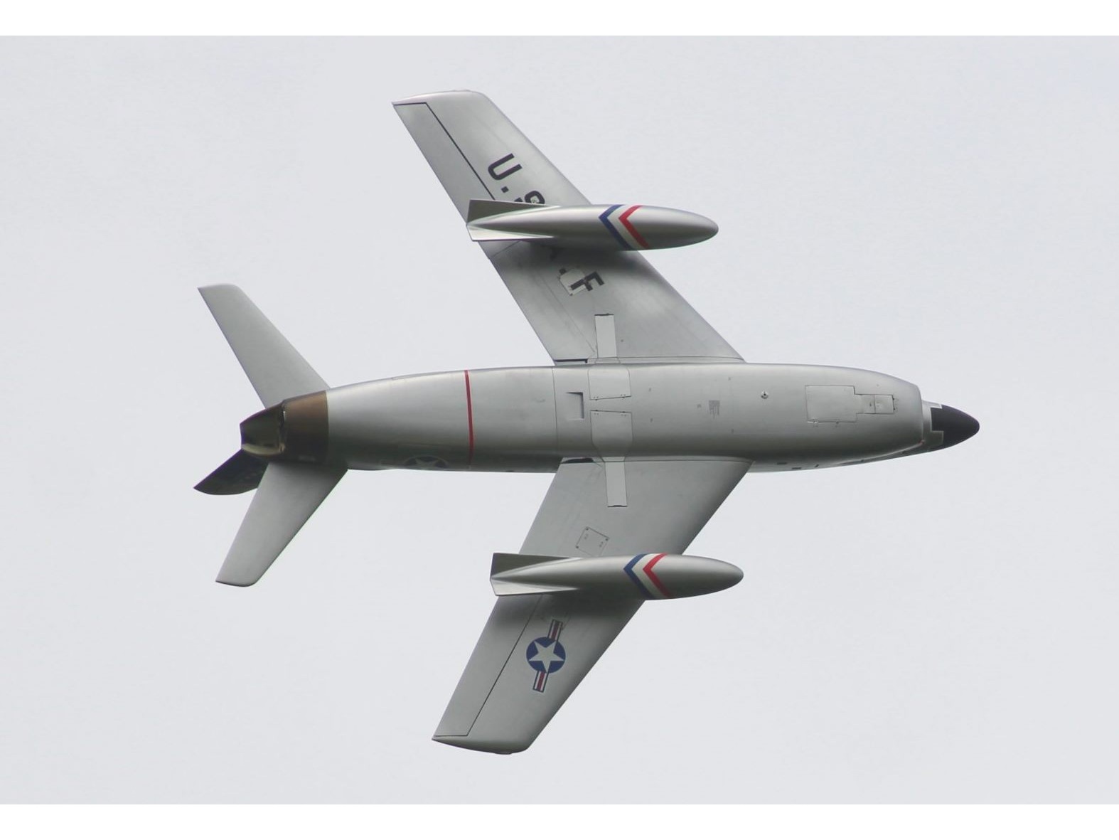 F-86D Sabre - Turbinen Jet, Spw 1980mm, ARF-Set mit EZFW, Pilot-RC – Bild 2