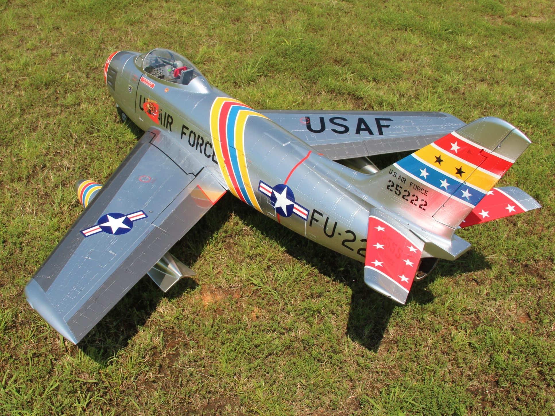 F-86F Sabre - Turbinen Jet, Spw 1957mm, ARF-Set mit EZFW, Pilot-RC – Bild 2