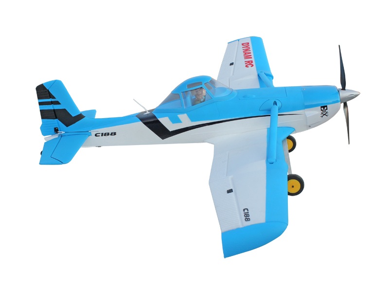Cessna 188 blau, Spw 1500mm, RTF-Set von Dynam – Bild 3