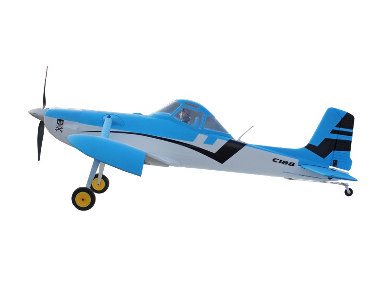 Cessna 188 blau, Spw 1500mm, RTF-Set von Dynam – Bild 4