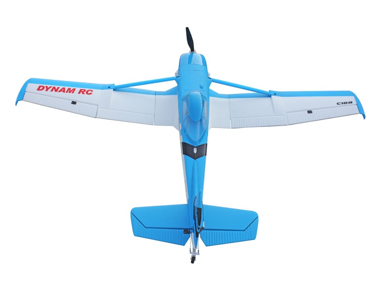 Cessna 188 blau, Spw 1500mm, RTF-Set von Dynam – Bild 5