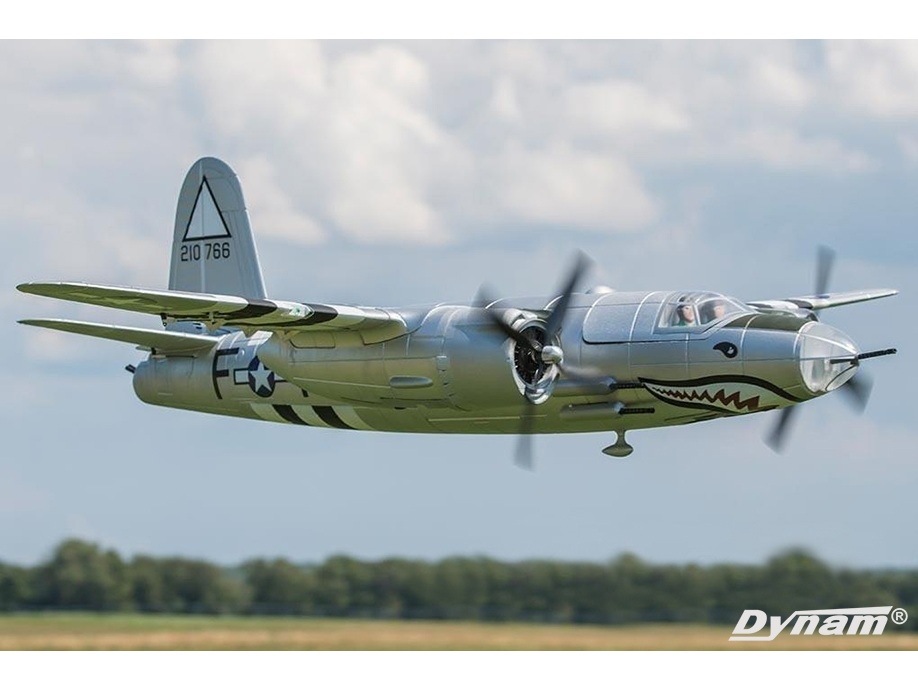 B-26 Marauder, Spw 1500mm, PNP-Set von Dynam – Bild 3