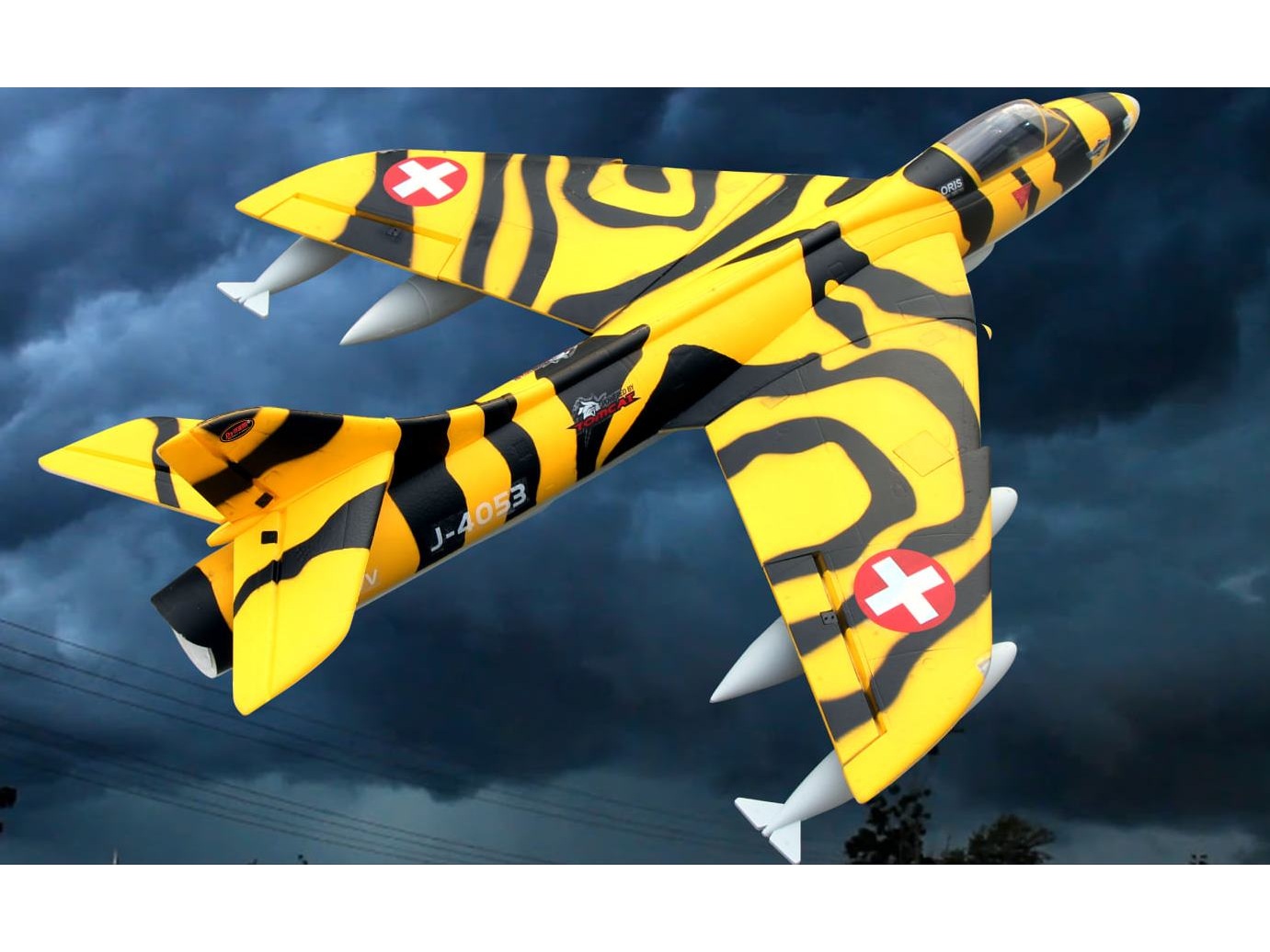 Hawker Hunter, 70mm EDF Jet, Spw 850mm, PNP-Set von Dynam – Bild 6